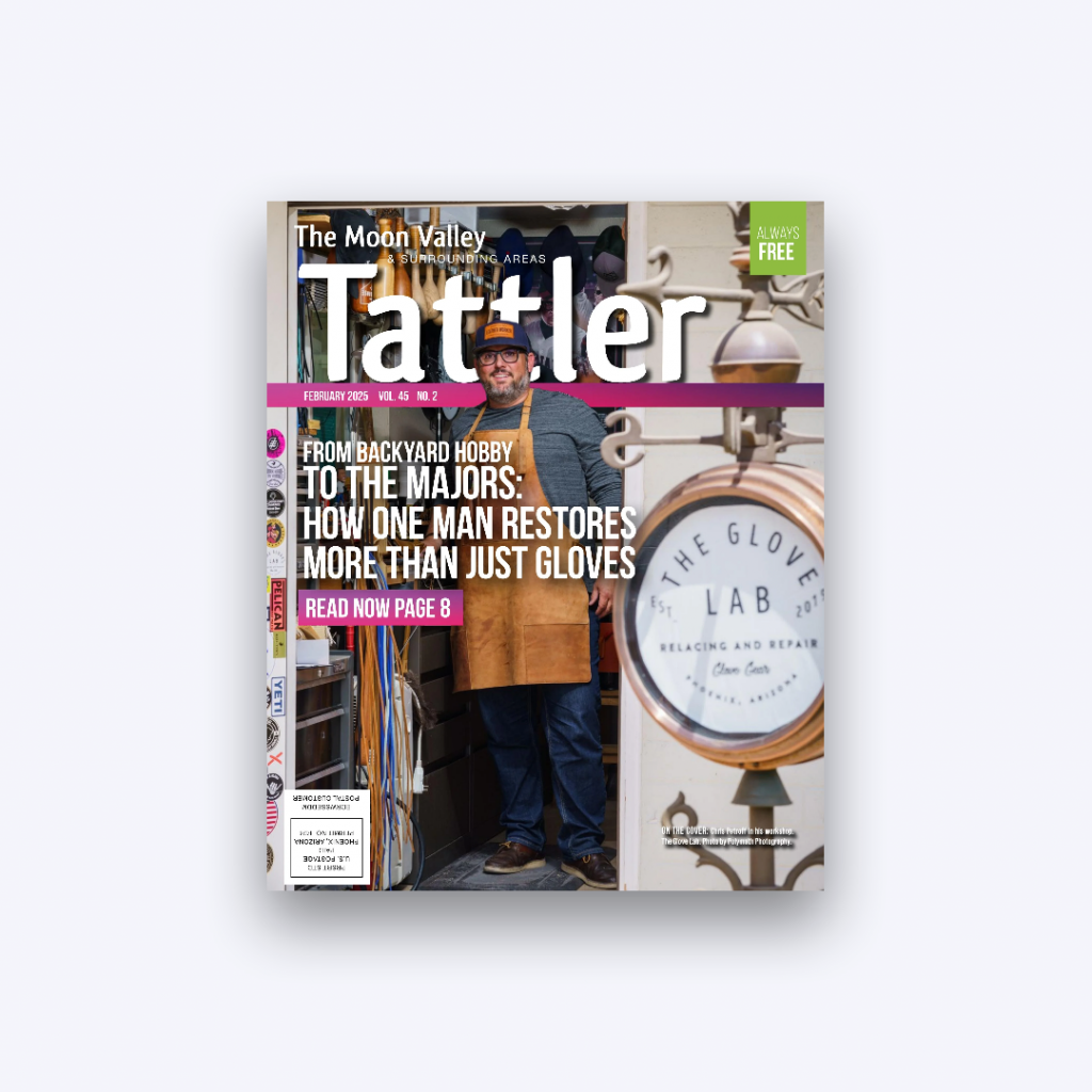 Image of the February cover of the Moon Valley Tattler